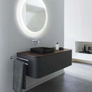 Duravit Happy D.2 Tezgahüstü Lavabo 40 cm  Antrasit Mat