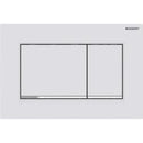 Sigma20 square, Mat beyaz/Parlak krom