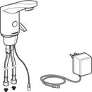 Geberit lavabo bataryası Type 185, elektrikli: Parlak krom, Mikser=Mikserli ve kollu