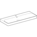 Geberit Smyle Square lavabo: B=120cm, T=48cm, Batarya deliği=Orta, Taşma deliği=Görünür, Beyaz