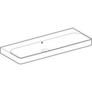 Geberit Smyle Square lavabo: B=120cm, T=48cm, Batarya deliği=Yok, Taşma deliği=Görünür, Beyaz
