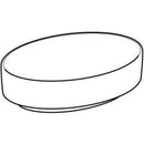 Geberit VariForm oval çanak lavabo: B=55cm, T=40cm, Batarya deliği=Yok, Taşma deliği=Yok, Beyaz