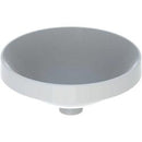 Geberit VariForm yuvarlak tezgah üstü lavabo: D=40cm, Batarya deliği=Yok, Taşma deliği=Yok, Beyaz