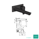 Hansgrohe Duvardan Ankastre Lavabo Bataryası - 6
