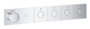 Gizli montaj için 4 vanalı termostat