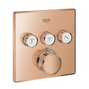 Grohe Grohtherm SmartControl Akış Kontrollü Ankastre Termostatik Banyo Bataryası (3 Yollu, Sıva Üstü Grubu), Bakır - 29126DA0