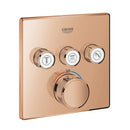 Grohe Grohtherm SmartControl Akış Kontrollü Ankastre Termostatik Banyo Bataryası (3 Yollu, Sıva Üstü Grubu), Bakır - 29126DA0