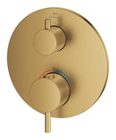 Grohe Atrio Termostatik Banyo/Duş Bataryası (Sıva Üstü Grubu), 2 Yollu, Fırçalı Altın - 24359GN0