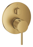 Grohe Atrio Ankastre Banyo/Duş Bataryası (Sıva Üstü Grubu), 3 Yollu, Fırçalı Altın - 24356GN0