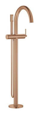 Grohe Atrio Tek Yerden Küvet Bataryası (Sıva Üstü Grubu), Fırçalı Bakır - 24368DL0