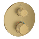Grohe Atrio Private Collection Ankastre Termostatik Banyo Bataryası (2 Yollu, Sıva Üstü Grubu), Fırçalı Altın - 24396GN0