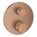 Grohe Atrio Private Collection Ankastre Termostatik Banyo Bataryası (2 Yollu, Sıva Üstü Grubu), Fırçalı Bakır - 24396DL0