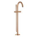 Grohe Atrio Private Collection Tek Yerden Küvet Bataryası (Sıva Üstü Grubu), Fırçalı Bakır - 25227DL0