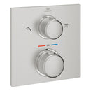 Grohe Allure Termostatik Ankastre Banyo ve Duş Bataryası (Sıva Üstü Grubu), 2 Yollu, Paslanmaz Çelik - 29181DC2