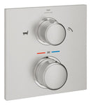 Grohe Allure Termostatik Ankastre Banyo ve Duş Bataryası (Sıva Üstü Grubu), 2 Yollu, Paslanmaz Çelik - 19446DC2