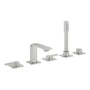 Grohe Allure 5 Delikli Ankastre Küvet Bataryası, Paslanmaz Çelik - 25221DC1