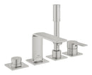 Grohe Allure 4 Delikli Ankastre Küvet Bataryası, Paslanmaz Çelik - 19316DC1