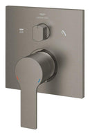 Grohe Allure Ankastre Banyo Bataryası (3 Yollu, Sıva Üstü Grubu), Fırçalı Sert Grafit - 29176AL1