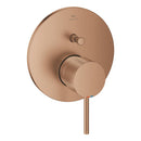 Grohe Atrio Ankastre Banyo/Duş Bataryası (Sıva Üstü Grubu), Fırçalı Bakır - 24355DL0