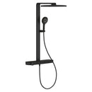 Grohe Rainshower Aqua Pure SmartControl Duş Sistemi, Duvara Monte, Termostatik Bataryalı Duş Kolonu, Hayalet Siyah - 100961KF00