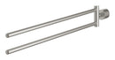Grohe Atrio İkili Havluluk, 49 cm, Paslanmaz Çelik - 40888DC0