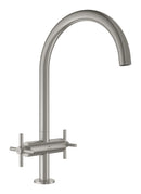 Grohe Atrio Kuğu Borulu Eviye Bataryası, Paslanmaz Çelik - 30609DC0