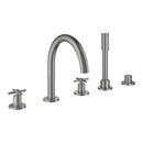 Grohe Atrio 5 Delikli Ankastre Küvet Bataryası (Sıva Üstü Grubu), Paslanmaz Çelik - 29408DC0