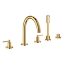 Grohe Atrio 5 Delikli Ankastre Küvet Bataryası (Sıva Üstü Grubu), Altın - 29407GL0