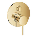 Grohe Atrio Ankastre Banyo/Duş Bataryası (Sıva Üstü Grubu), 3 Yollu, Altın - 24356GL0