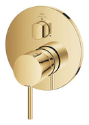 Grohe Atrio Ankastre Banyo/Duş Bataryası (Sıva Üstü Grubu), 3 Yollu, Altın - 24356GL0