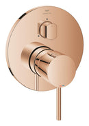 Grohe Atrio Ankastre Banyo/Duş Bataryası (Sıva Üstü Grubu), 3 Yollu, Bakır - 24356DA0