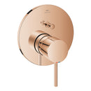Grohe Atrio Ankastre Banyo/Duş Bataryası (Sıva Üstü Grubu), Bakır - 24355DA0