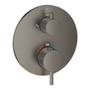 Grohe Atrio Termostatik Banyo/Duş Bataryası (Sıva Üstü Grubu), 2 Yollu, Fırçalı Sert Grafit -24358AL0