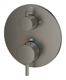 Grohe Atrio Termostatik Banyo/Duş Bataryası (Sıva Üstü Grubu), 2 Yollu, Fırçalı Sert Grafit -24358AL0