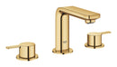 Grohe Lineare 3 Delikli Ankastre Lavabo Bataryası, Sifon Kumandalı, Altın -20304GL1