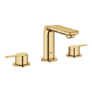 Grohe Lineare 3 Delikli Ankastre Lavabo Bataryası, Sifon Kumandalı, Altın -20304GL1