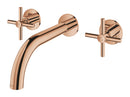 Grohe Atrio 3 Delikli Duvardan Lavabo Bataryası M-Boyut Warm Sunset - 20661DA0