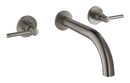 Grohe Atrio 3 Delikli Duvardan Lavabo Bataryası M-Boyut Brushed Hard Graphite - 20662AL0