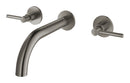 Grohe Atrio 3 Delikli Duvardan Lavabo Bataryası M-Boyut Brushed Hard Graphite - 20662AL0