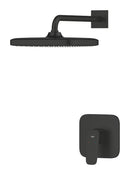 Grohe Cubeo Ankastre Duş Bataryası ve Tepe Duşu Seti, Mat Siyah - 1053342430