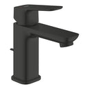 Grohe Cubeo S-Size basin mixer with pop-up waste Silkmove ES Mat Siyah - 1017302430