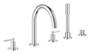 Grohe Atrio 5 Delikli Ankastre Küvet Bataryası (Sıva Üstü Grubu) - 29407000