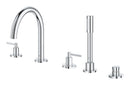 Grohe Atrio 5 Delikli Ankastre Küvet Bataryası (Sıva Üstü Grubu) - 29407000