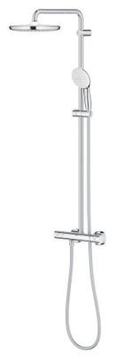 Tempesta System 250 Duvara monte termostatik bataryalı duş sistemi Krom-Beyaz - 26670001