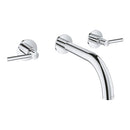 Grohe Atrio 3 Delikli Duvardan Lavabo Bataryası M-Boyut Krom - 20662000