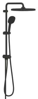Tempesta System 250 Cube Duvar Bağlantılı, Divertörlü Duş Sistemi Mat Siyah - 269772431