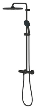 Grohe Tempesta System 250 Cube Duvara Monte Termostatik Bataryalı Duş Sistemi Mat Siyah - 266892431