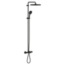 Grohe Tempesta System 250 Cube Duvara Monte Termostatik Bataryalı Duş Sistemi Mat Siyah - 266912431