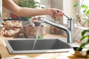 HansGrohe Zesis M33 Tek Kollu Eviye Bataryası, 150, Çekilebilir El Duşu, 2Jet - 74800000