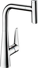 HansGrohe Talis Select M51 Tek Kollu Eviye Bataryası 300, Eco, Çekilebilir Gaga, 1Jet - 72826000